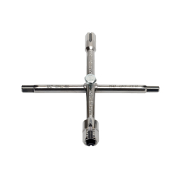Plumbing four-way socket wrench 