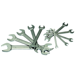 Zestaw kluczy płaskich 12 pieces: 6 x 7 - 30 x 32 mm