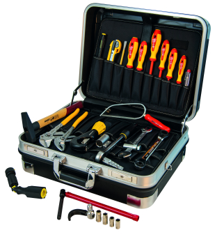 Young technician toolbox - Plumbing/heating 