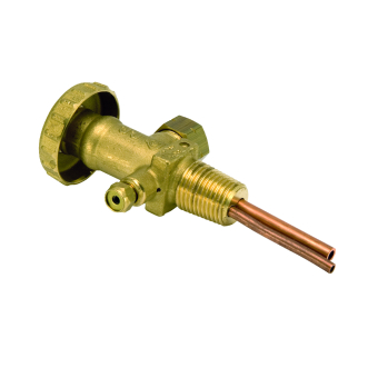Miniature propane bottle valve 